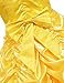 Little Girls Layered Princess Belle Costume Dress up (9-10 Years, yellow)