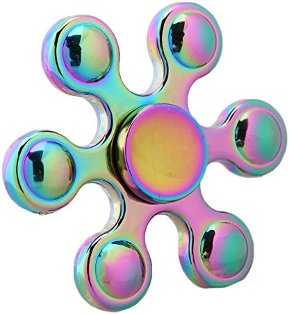 FINGER SPINNER 6 Sides Small Octopus Fidget Spinners Toy Relieve Stress High Speed Focus Toy for Killing Time