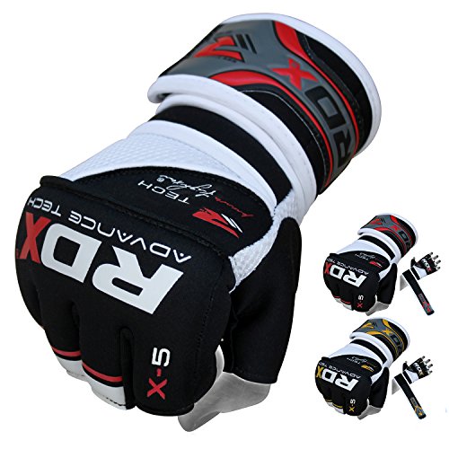 RDX MMA Gloves Grappling Gloves UFC Cage Fighting Sparring Inner Glove Training X5