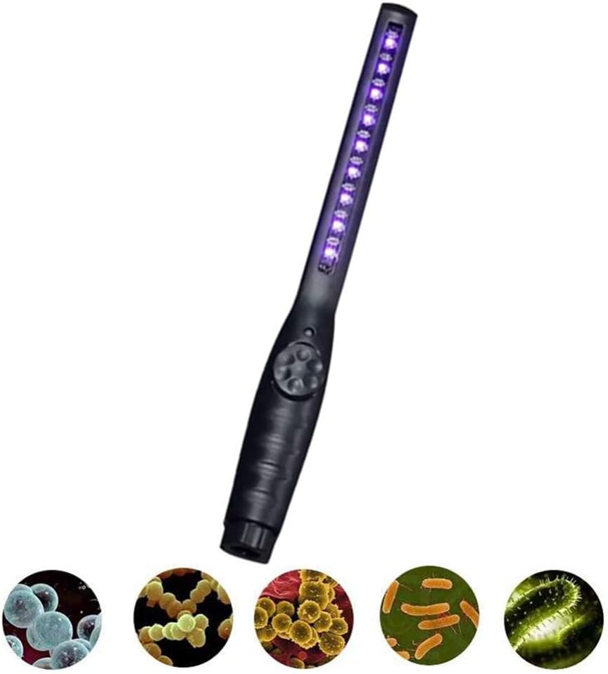STHfficial Portable Uv Disinfection Lamp Uvc Led Strip Sterilizer UV Wand Sanitizer Disinfection Germicidal Stick for Cell Phone Kill Virus
