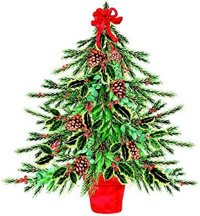 Special Editions Pack of 8 Christmas Tree British Heart Foundation Charity Christmas Cards Xmas Cards 556714