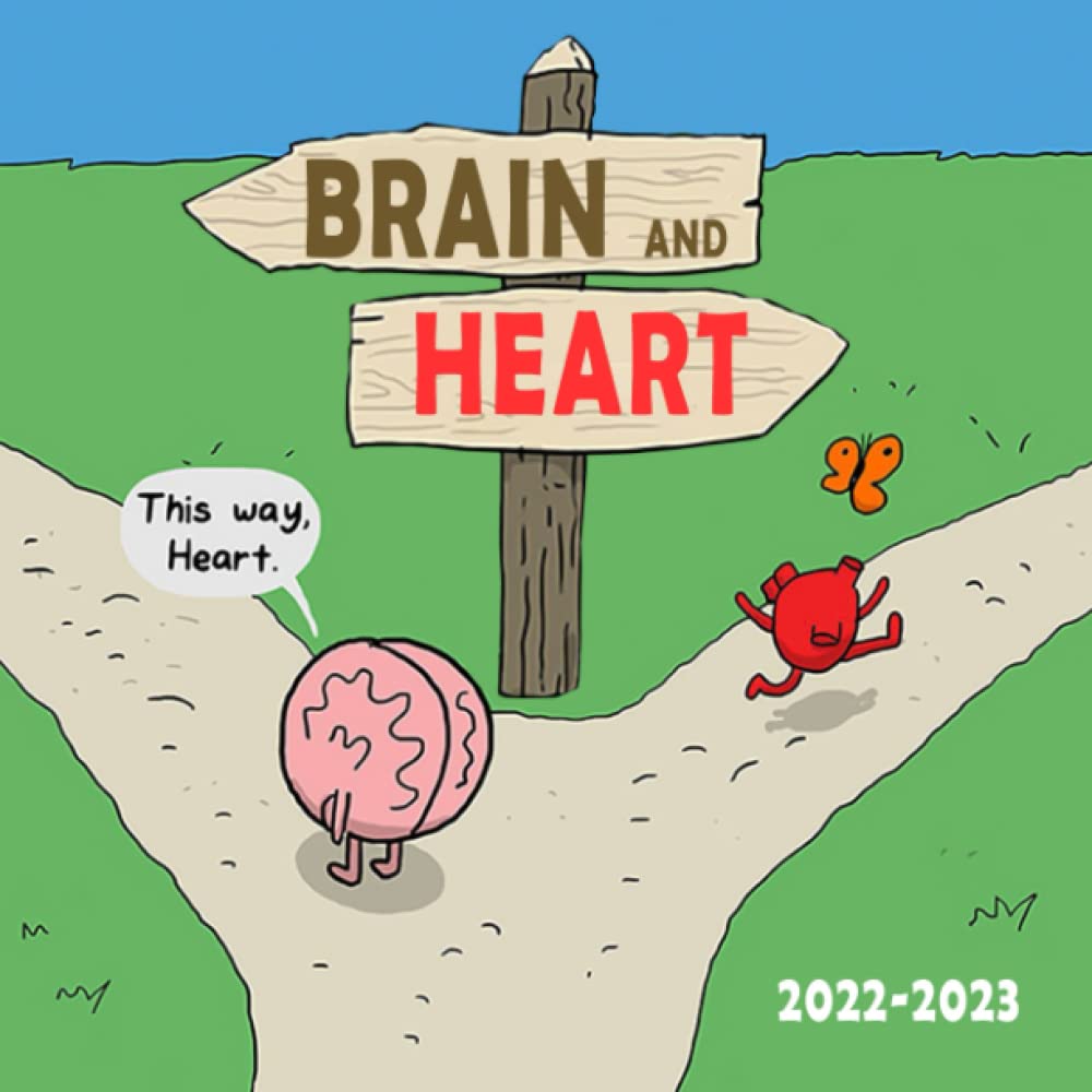 Calendrier 2023 Fun Brain And Heaɾt 2022 Calendar: Funny Comic Gift Idea White Elephant Present  2022-2023 Monthly Planner To Welcome A New Year With Inspirational Things  |Kalendar Calendario Calendrier: Rossi, Emil: 9798789268803: Amazon.com:  Books