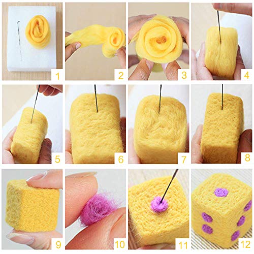 image for Needle Felting Kit YLXT Needle Felting Starter Kit Wool Felt Tools - W