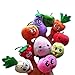 Acetoy Finger Puppet Set, Fruits and Vegetables Soft Finger Puppets Educational Toys for Baby Story Time, Shows, Playtime, Schools