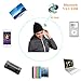 Bluetooth Beanie Hat for Men Women, Winter Washable Double Knit Music Cap, Wireless Stereo Headphone Headset Earphone with Speaker Mic, Handsfree for Running Hiking Skiing Fishing, Black