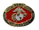 Ted and Jack - Wear It Proudly Ceramic and Metal Military Lapel Pin (USMC Air Sea Land)