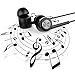 Earphones, Wotmic In Ear Headphones with Microphone Black Earbuds Stereo Sound In Line Control