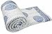 Third Eye Export Hand Made Cotton Indian Kantha Quilted Kantha Quilt Bed Spread Blanket Throw Indian Queen Size White Base Size 90” X 108” (White)