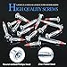 Glarks 24Pcs Heavy Duty 1/8
