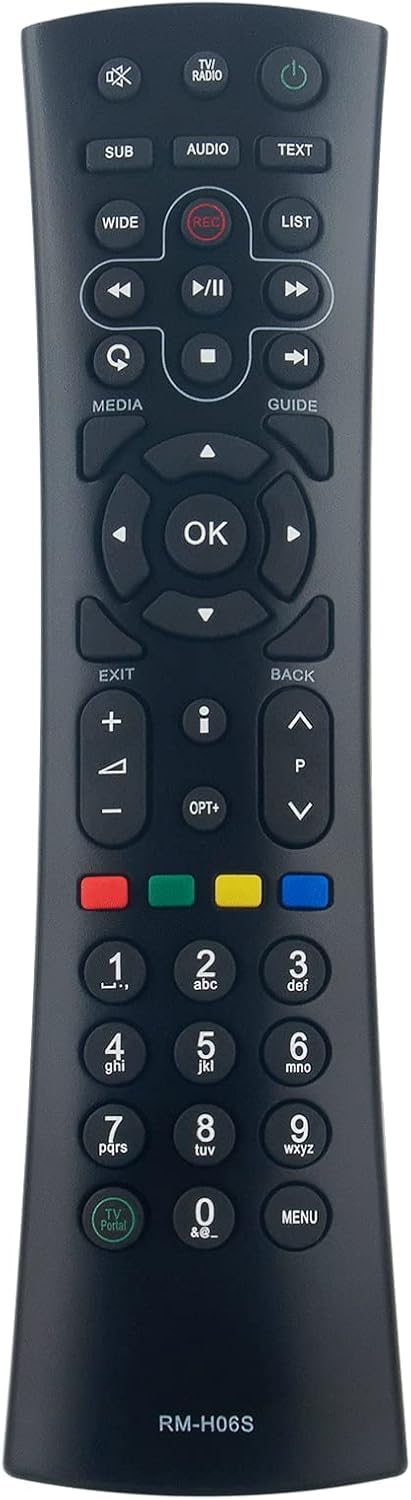 RM-H06S RMH06S Universal Remote Control Compatible for Humax HDR-1800T HDR1800T Freeview HD Smart Digital TV Controller