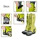 MOON LENCE Waterproof Compact Climbing Leg Gaiters, Breathable Outdoor Hiking Leggings Nylon Cloth Dust-Proof Gaiters Snowshoeing for Walking Climbing Hunting Backpacking