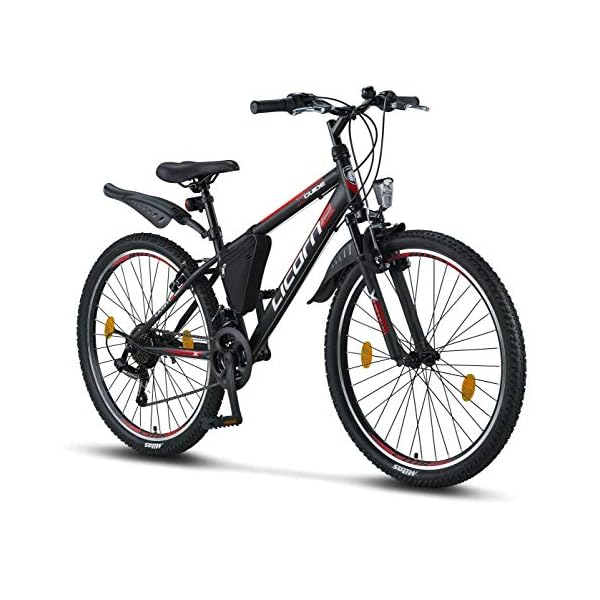 Licorne Guide Mountain Bike 26 Inch 21Speed Gears, Fork Suspension