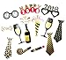 GOER 38Pcs 2018 New Years Photo Booth Props Kit,2018 New Years Eve Party Decorations