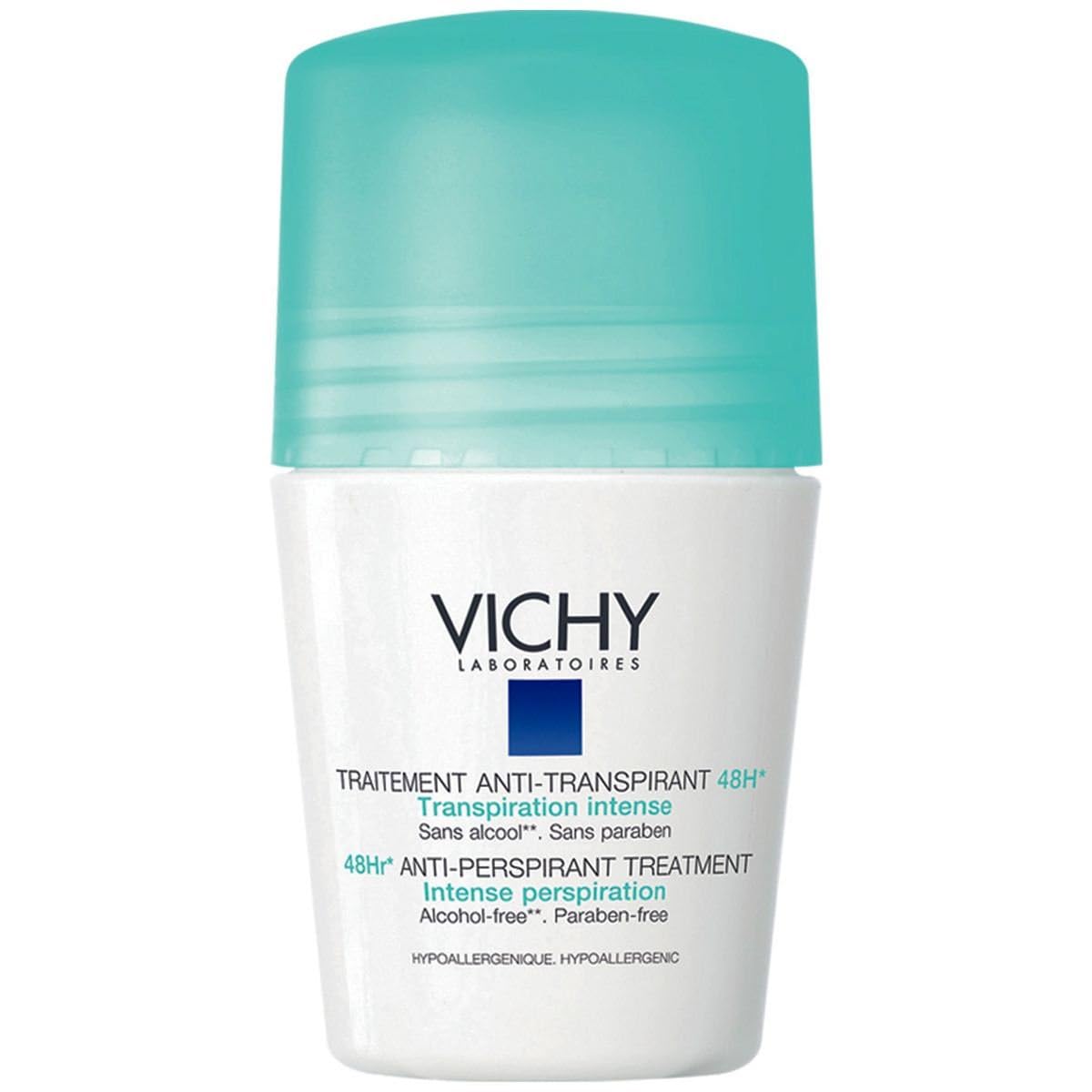 Vichy 48 Hour 'No-Trace' Anti-Perspirant Deodorant Roll On ,50 ml (Pack of 1)