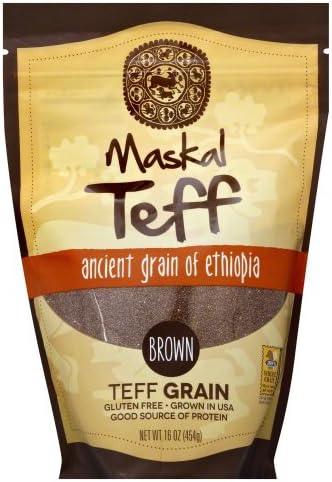6-pack Maskal Teff - Brown Teff Grain (6 x 1lb pks)