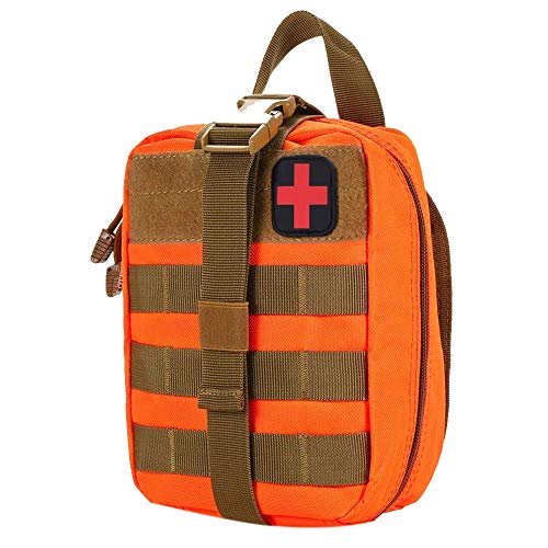 Borsa Medica Tattica Militare Orcatctical – MOLLE Verde Oliva – Pronto Soccorso Outdoor - Foto 1