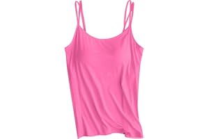 Hesxuno Womens Tank Tops with Built in Bras 2024 Plus Size Padded Workout Tops Casual Athletic Camisole Tops Summer Trendy