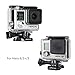 SOONSUN Standard Protective Waterproof Dive Housing Case for GoPro Hero 4, Hero 3+, Hero 3 Black Silver Camera - 40 Meters (131 Feet) Underwater Photography