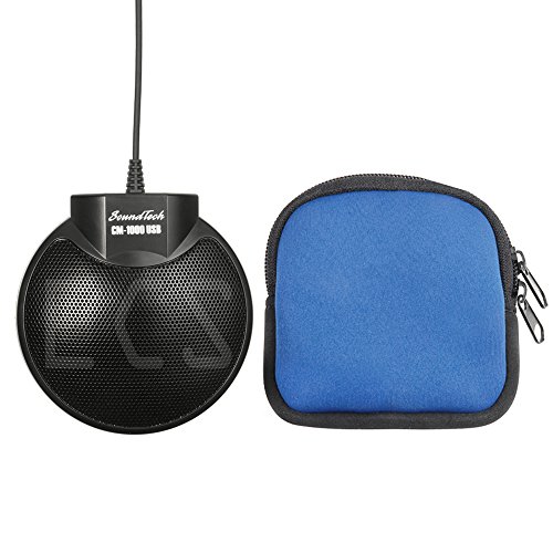 ECS 5 Mic Kit - CM-1000USB Conference Microphone Kit with two (2) CM-1000 3.5mm Microphones and two (2) ECS-3.5CM conference microphones for Daisy Chained Meeting Room Recording - Thumbnail 3