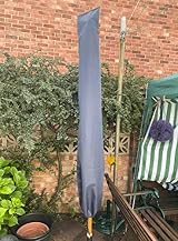 RICHIE Garden Parasol Cover 190x25x50cm 600D Oxford PVC Waterproof Grey view 8