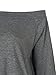 Xuan2Xuan3 Womens Long Sleeve Oversized Top Tunic Shirt Loose Casual Dress,Dark Gray,X-Large