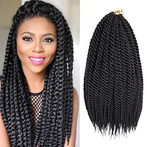 Amazon.com : UNA 12inch Senegalese Twist Crochet Hair ...