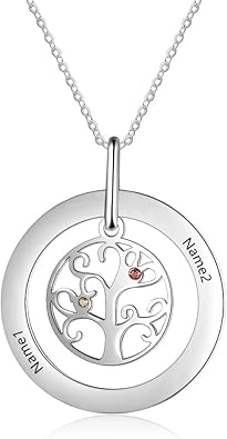 2 stone mothers necklace