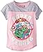 Marvel Girls' Super Heroes Jersey Colorblock Baseball T-Shirt with Coverstitch