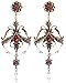 Eternity J. Vintage Retro Red Gothic Baroque Victorian Dangle Earring Royal Court Bohemian Drop Earrings