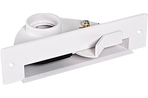 Ultra Clean Central Vacuum Automatic Dustpan Sweep Inlet Vacpan Rough-in Kit (White)