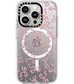 CASETiFY Impact Case Per IPhone 15 Pro – Custodia Sottile Trasparente Nera Con Cuori Rosa – Protezione Cadute 2,5 M – Compatibile MagSafe - 2