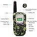 Kids Walkie Talkie Wireless Two Ways Radio Toy T-388 3 Miles Range 22 Channels Built in Flash Light FRS GMRS Birthday Gift Mini Walkie Talkie for Outdoor Adventures Camping Hiking Set of 2 Army Green
