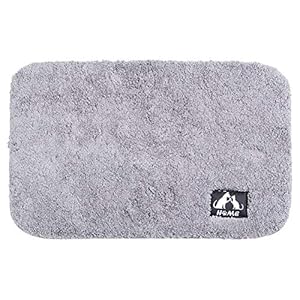Vloermat Comfortabel antislip tapijt Keuken(Cake Velvet-Gray, 50 * 80CM)
