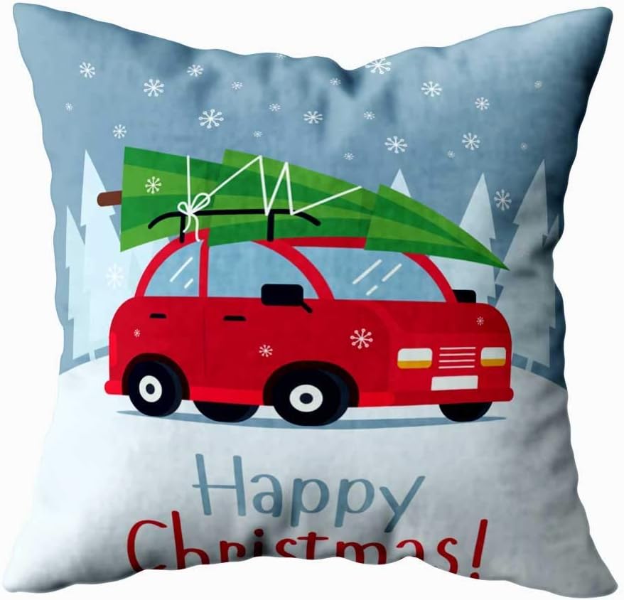 July Fundas de Almohada de Tiro, diseño Plano Encantador en Eva con