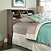 Sauder Shoal Creek Bookcase Headboard, Twin, Diamond Ash finish