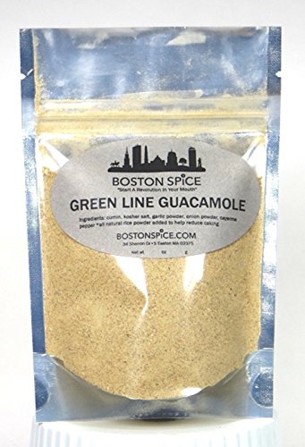 Boston Spice Green Line Guacamole Seasoning Blend For Avocados to Make Dips and Spreads (Approx. 1/4 Cup of Spice) - Thumbnail 2