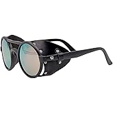 RAWIN Protective Sports Sunglasses | Fixed Leather Side Shields & Durable Frame | Built for Extreme Conditions