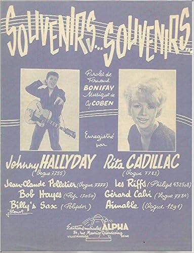 Amazon Fr Partition Johnny Hallyday Souvenirs Souvenirs Paroles Musique Johnny S Music The Box Of The Notes Livres