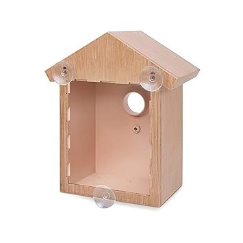 Wild Bird Watching Nesting Box Set Birdhouse Kit With Spy Window