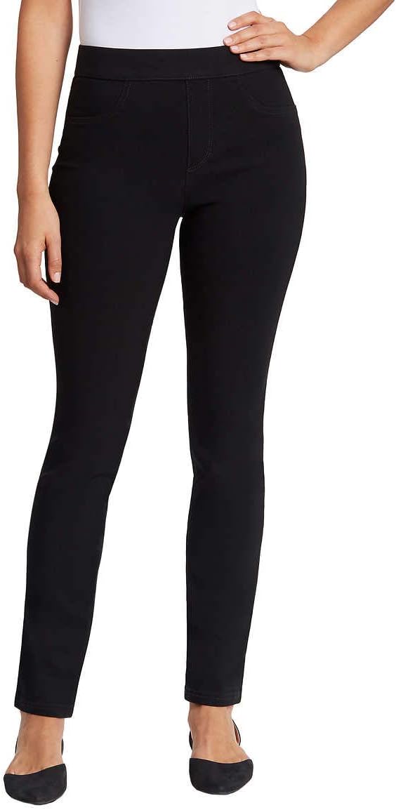 Gloria Vanderbilt Ladies' Pull on Pant - Black Large
