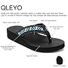 QLEYO-Womans-Platform-Flip-Flop-with-Arch-Support-Comfortable-Yoga-Mat-Wedge-flip-Flops-Athletic-Walking-Thong-Slippers-for-VacationShopping-mallWanderingGathering