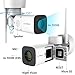 KAANSKY Wireless Camera for Home Security Outdoor with HD 1080P 2MP IP Bullet Camera PTZ 4X Zoom AF Lens, Two-Way Audio Night Vision with Motion Detection, Weatherproof IP66 Support 128G SD Card