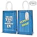 UOONY 24pcs Game Party Bags Video Game Drop Favor Bags For Birthday Party Themed Party Supplies Thank You Gift Bags with 24 Thank You Tags
