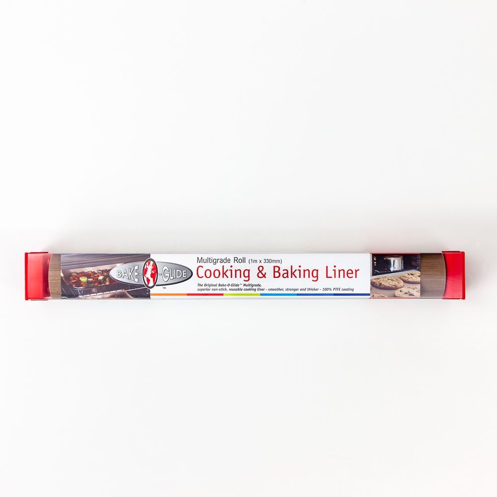Bake-O-Glide STD0330 Non Stick Reusable Cooking/Baking Liner,Brown,1m x 330mm, 100L x 33W cm - Image 4