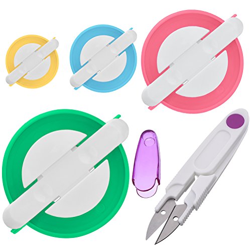 5 Mtlee+Pom+pom+Different+Knitting+Scissors