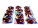 Red Candy Wax Lips, 12 Individually Wrapped Lips