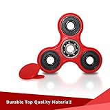 Tri-spinner Fidget Toy Stress Reducer, Hybrid Ceramic Bearing Non-3D Printed Fidget Spinner for Autism and ADHD Kids/Adult Funny Anti Stress Toys