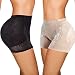 boy shorts butt lifter butt lingerie plus size bamboo cotton nylon spandex evening wear daily wear christmas yoga workout sport fitness pregnancy Postpartum enhancer brief (XL, Black)