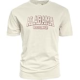 Blue 84 NCAA Unisex-Adult NCAA Officially Licensed T-Shirt Ivory Dyed Ringspun Vintage