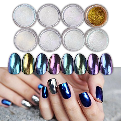 Born pretty 10g/box shinning chameleon mirror nail glit…